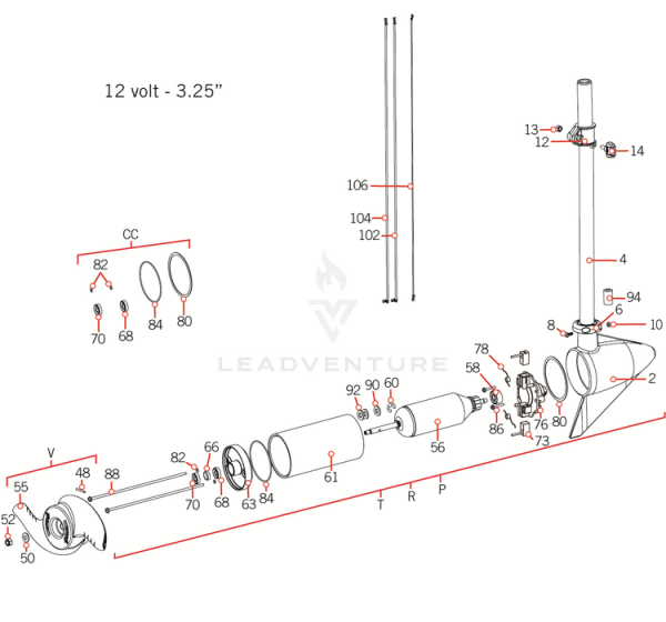 Minn Kota SCREW-#8-32x1.75 SELF-THRD  P N: 830-001 Hot on Sale - Image 2